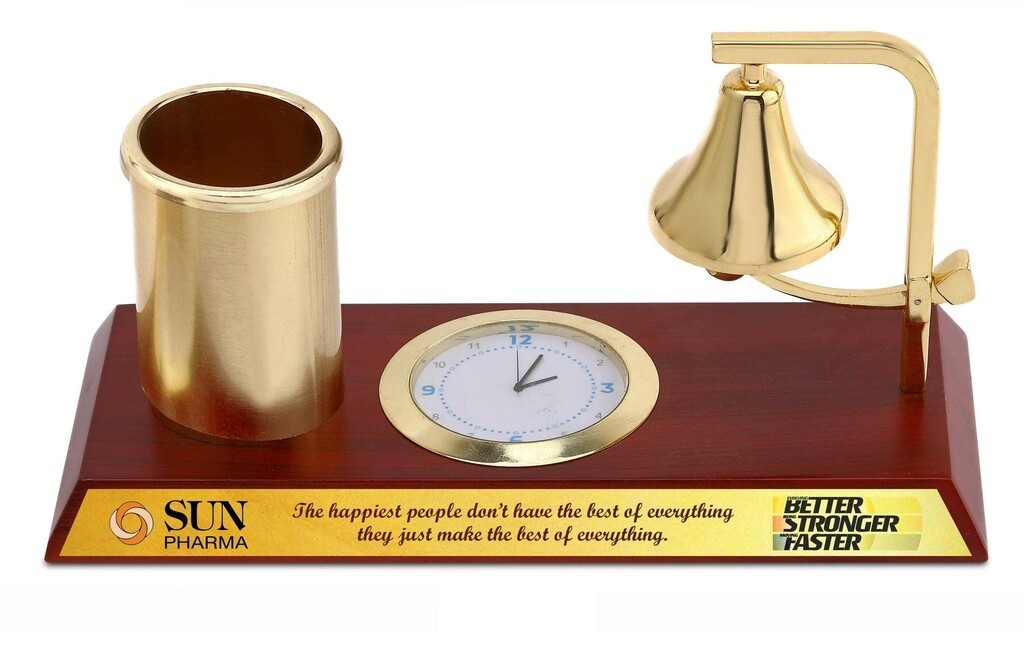 Elegant Wooden Desk Organizer